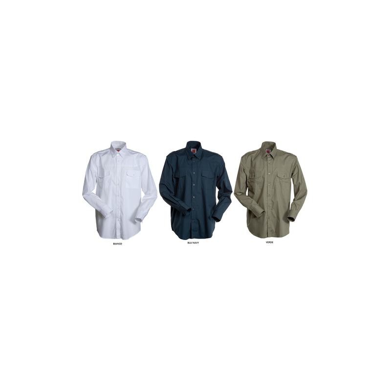 Camicia TROPHY uomo dal titolo finissimo di cotone pettinato