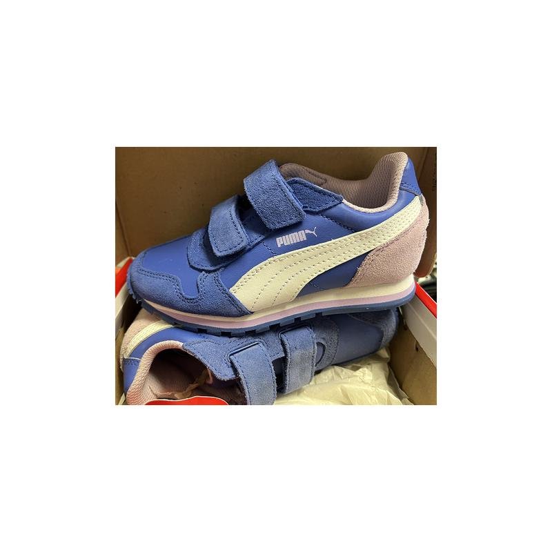 scarpetta puma st runner l v kids dazzling blue-white tg 28 scarpetta puma st runner l v kids dazzling blue-white tg 28