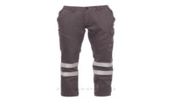 pantalone worker reflex unisex, multistagione, con bande riflettenti in cat.1