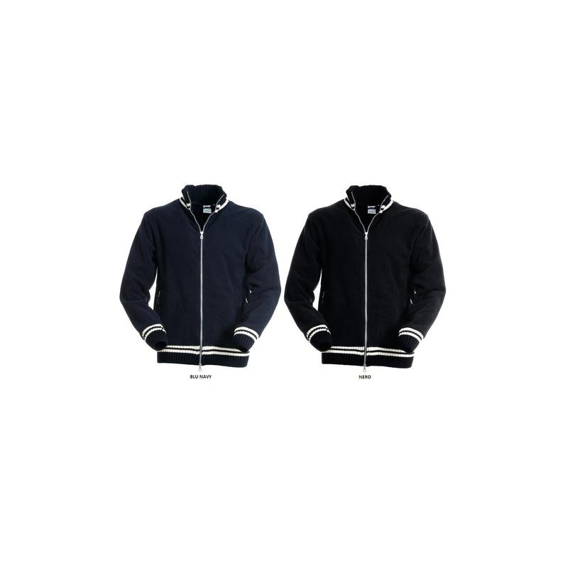 pile snow a zip intera a doppio cursore con vita pile snow a zip intera a doppio cursore con vita