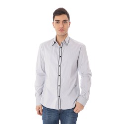 COSTUME NATIONAL CAMICIA MANICHE LUNGHE UOMO AZZURRO