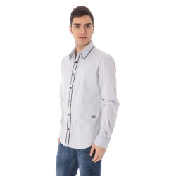 COSTUME NATIONAL CAMICIA MANICHE LUNGHE UOMO AZZURRO