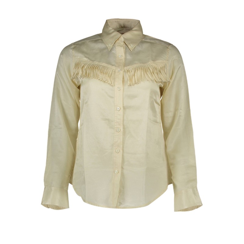 GANT CAMICIA MANICHE LUNGHE DONNA BEIGE GANT CAMICIA MANICHE LUNGHE DONNA BEIGE
