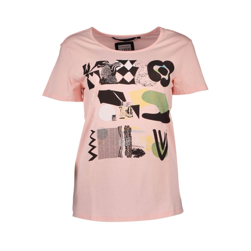 SILVIAN HEACH T-SHIRT MANICHE CORTE DONNA ROSA SILVIAN HEACH T-SHIRT MANICHE CORTE DONNA ROSA