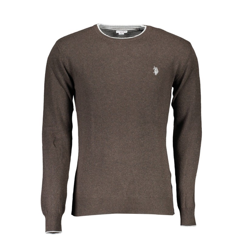 U.S. POLO MAGLIONE UOMO MARRONE U.S. POLO MAGLIONE UOMO MARRONE