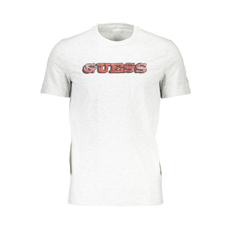 GUESS JEANS T-SHIRT MANICHE CORTE UOMO GRIGIO GUESS JEANS T-SHIRT MANICHE CORTE UOMO GRIGIO