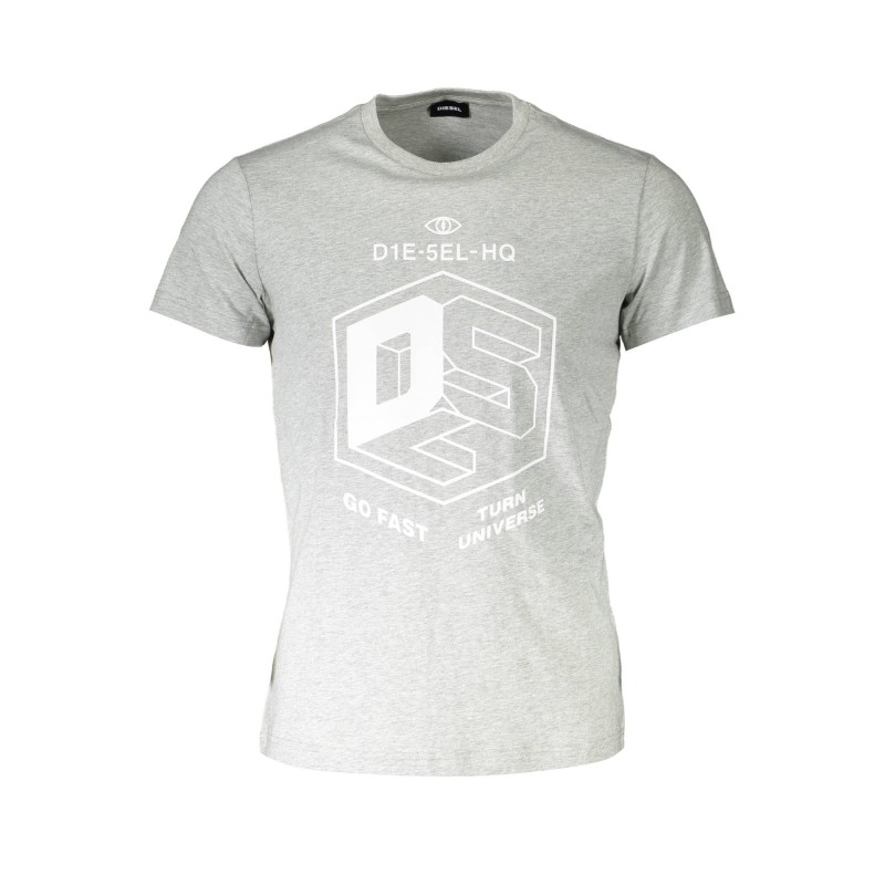 DIESEL T-SHIRT MANICHE CORTE UOMO GRIGIO DIESEL T-SHIRT MANICHE CORTE UOMO GRIGIO