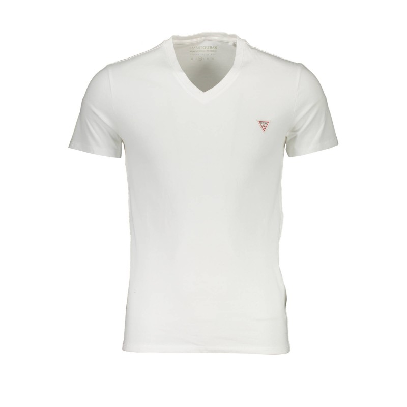 GUESS JEANS T-SHIRT MANICHE CORTE UOMO BIANCO GUESS JEANS T-SHIRT MANICHE CORTE UOMO BIANCO