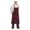 Falda Bip Apron - 65% Polyester - 35% Cotton - Bordeaux