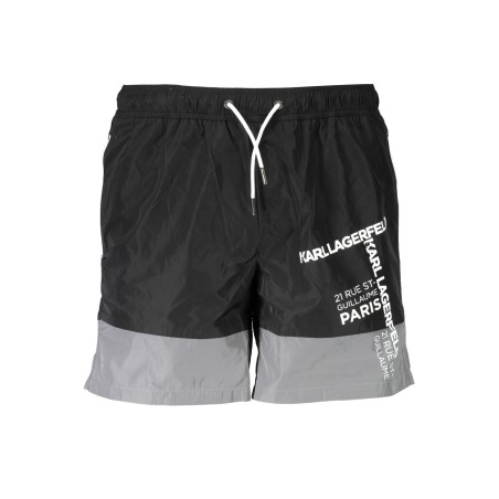 KARL LAGERFELD BEACHWEAR COSTUME PARTE SOTTO UOMO NERO