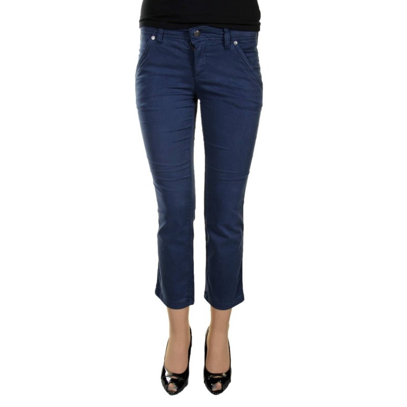 PARASUCO PANTALONE PINOCCHIETTO DONNA BLU PARASUCO PANTALONE PINOCCHIETTO DONNA BLU