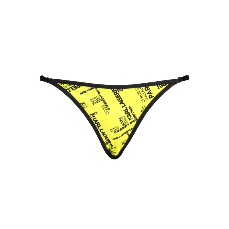 KARL LAGERFELD BEACHWEAR COSTUME PARTE SOTTO DONNA GIALLO KARL LAGERFELD BEACHWEAR COSTUME PARTE SOTTO DONNA GIALLO
