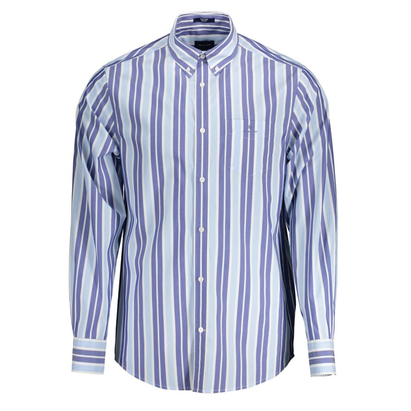 GANT CAMICIA MANICHE LUNGHE UOMO AZZURRO GANT CAMICIA MANICHE LUNGHE UOMO AZZURRO