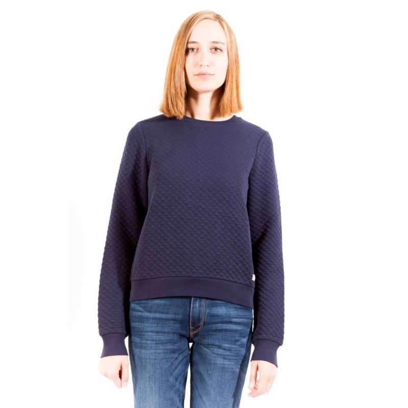 GANT FELPA SENZA ZIP DONNA BLU GANT FELPA SENZA ZIP DONNA BLU