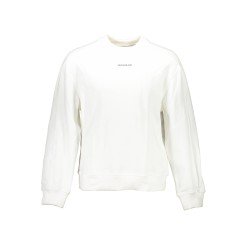 CALVIN KLEIN FELPA SENZA ZIP UOMO BIANCO
