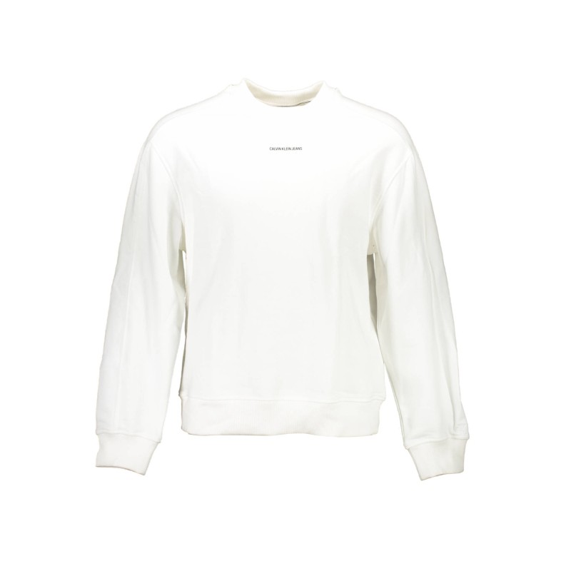 CALVIN KLEIN FELPA SENZA ZIP UOMO BIANCO CALVIN KLEIN FELPA SENZA ZIP UOMO BIANCO