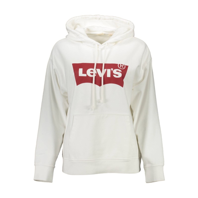 LEVI'S FELPA SENZA ZIP DONNA BIANCO LEVI'S FELPA SENZA ZIP DONNA BIANCO
