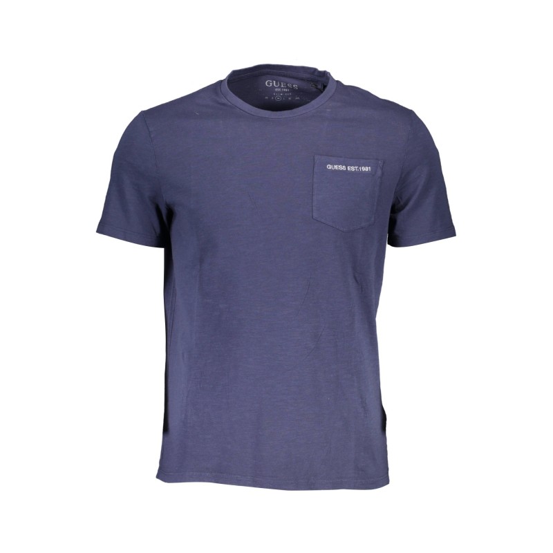 GUESS JEANS T-SHIRT MANICHE CORTE UOMO BLU GUESS JEANS T-SHIRT MANICHE CORTE UOMO BLU