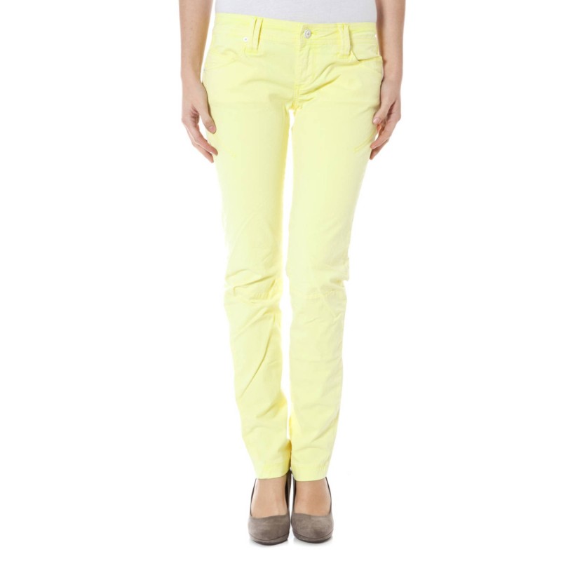 ZUELEMENTS PANTALONE DONNA GIALLO ZUELEMENTS PANTALONE DONNA GIALLO