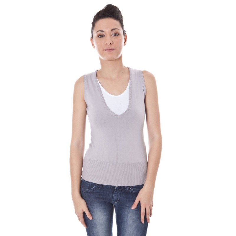 DATCH GILET DONNA GRIGIO DATCH GILET DONNA GRIGIO