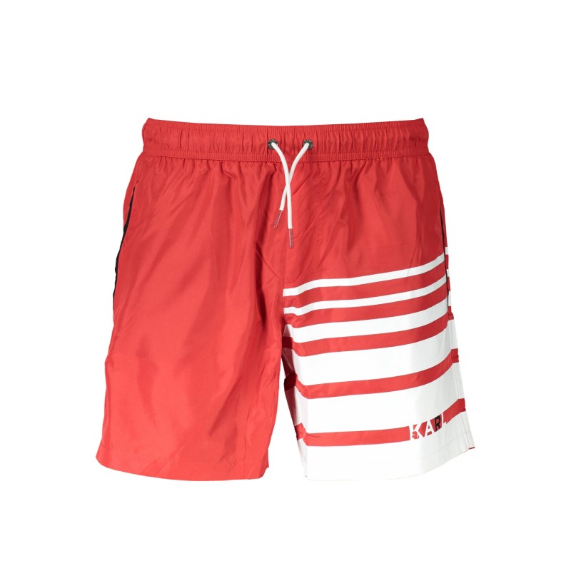 KARL LAGERFELD BEACHWEAR COSTUME PARTE SOTTO UOMO ROSSO