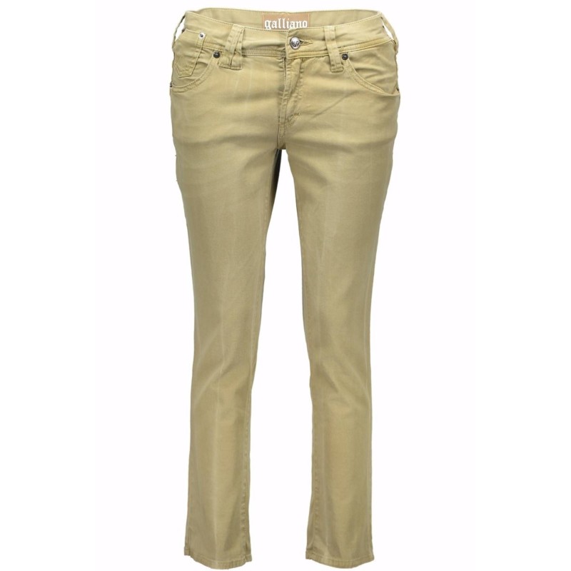 JOHN GALLIANO PANTALONE PINOCCHIETTO DONNA VERDE JOHN GALLIANO PANTALONE PINOCCHIETTO DONNA VERDE