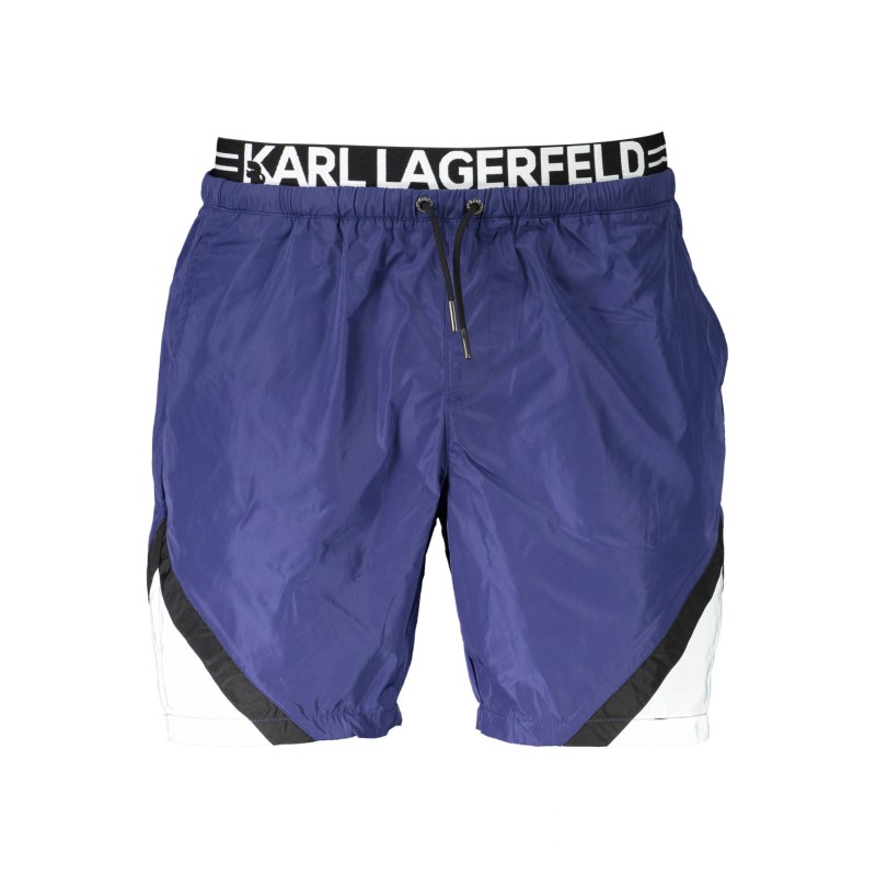 KARL LAGERFELD BEACHWEAR COSTUME PARTE SOTTO UOMO BLU KARL LAGERFELD BEACHWEAR COSTUME PARTE SOTTO UOMO BLU
