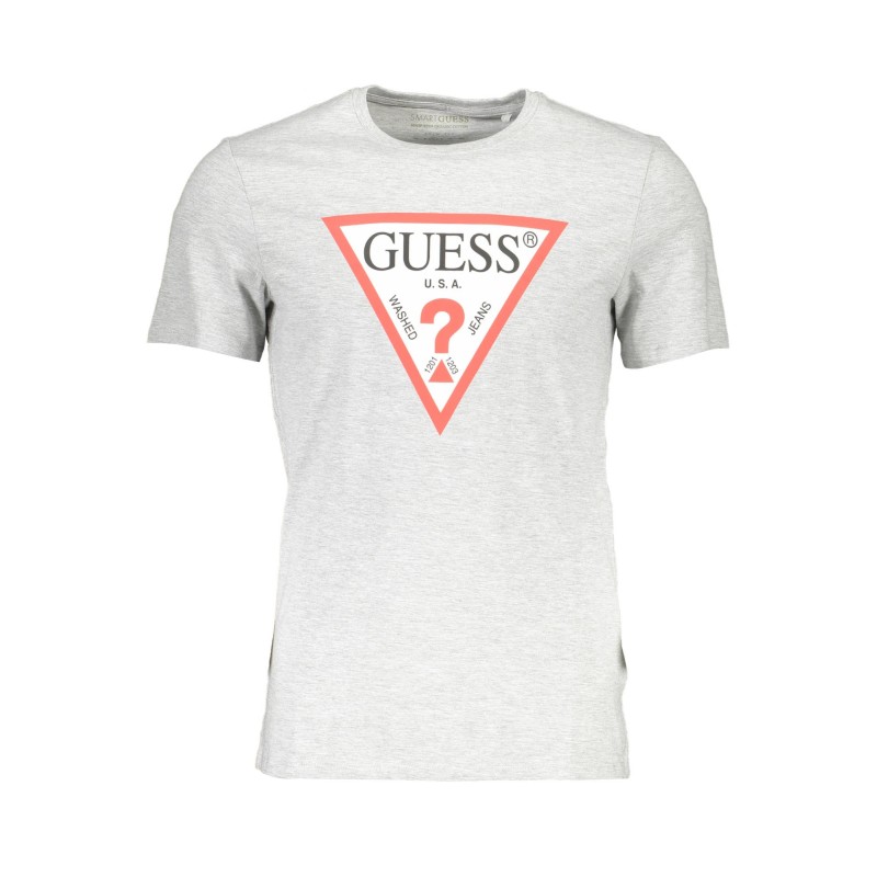 GUESS JEANS T-SHIRT MANICHE CORTE UOMO GRIGIO GUESS JEANS T-SHIRT MANICHE CORTE UOMO GRIGIO