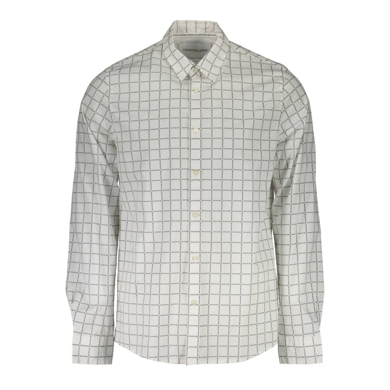 CALVIN KLEIN CAMICIA MANICHE LUNGHE UOMO BIANCO CALVIN KLEIN CAMICIA MANICHE LUNGHE UOMO BIANCO