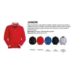 Felpa JUNIOR Full Zip da bambino 280 gr\mq