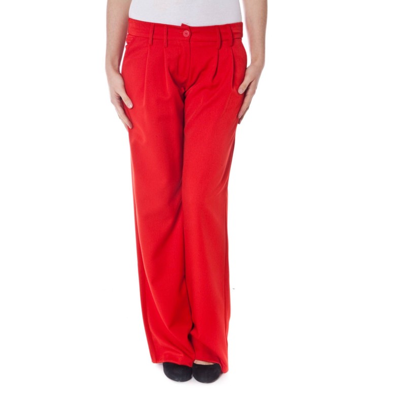 DENNY ROSE PANTALONE DONNA ROSSO DENNY ROSE PANTALONE DONNA ROSSO