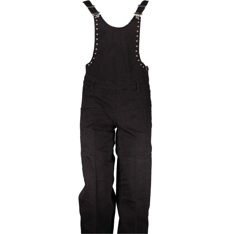 GUESS JEANS PANTALONE A SALOPETTE DONNA NERO GUESS JEANS PANTALONE A SALOPETTE DONNA NERO