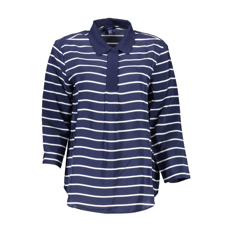 GANT POLO MANICHE 3/4 DONNA BLU GANT POLO MANICHE 3/4 DONNA BLU