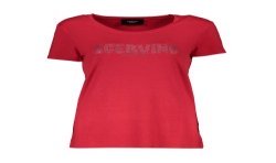SCERVINO STREET T-SHIRT MANICHE CORTE DONNA ROSSO