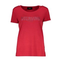 SCERVINO STREET T-SHIRT MANICHE CORTE DONNA ROSSO