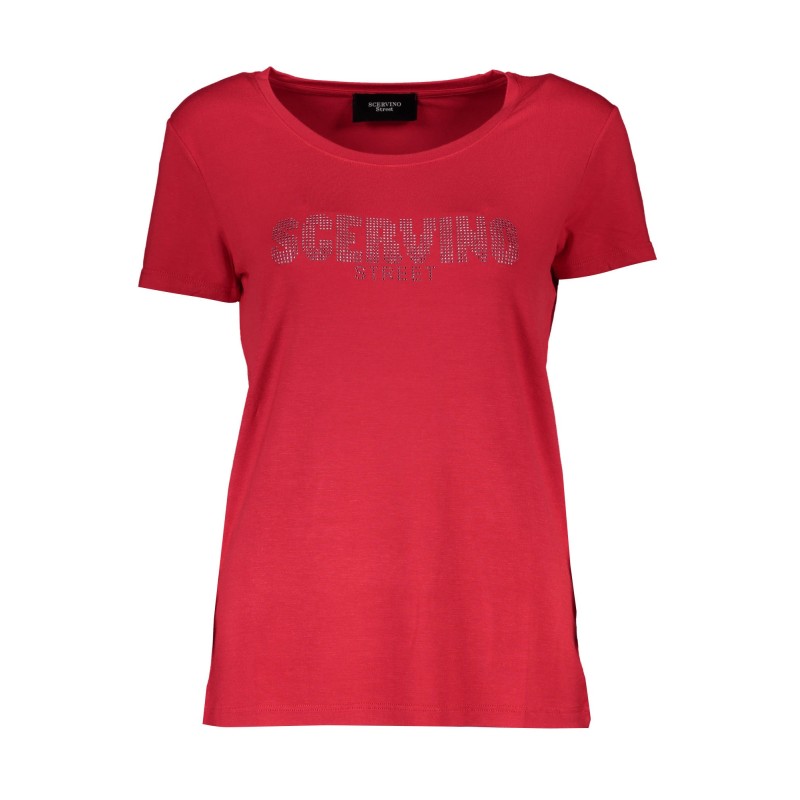 SCERVINO STREET T-SHIRT MANICHE CORTE DONNA ROSSO SCERVINO STREET T-SHIRT MANICHE CORTE DONNA ROSSO