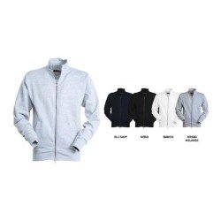 Felpa PANAMA Full-Zip in misto cotone
