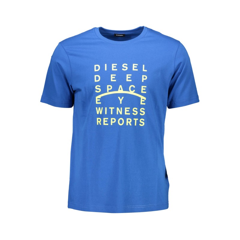 DIESEL T-SHIRT MANICHE CORTE UOMO BLU DIESEL T-SHIRT MANICHE CORTE UOMO BLU