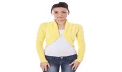 DATCH COPRISPALLE MANICHE LUNGHE DONNA GIALLO