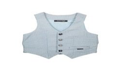GUESS MARCIANO GILET BAMBINO AZZURRO