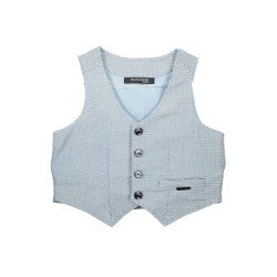 GUESS MARCIANO GILET BAMBINO AZZURRO