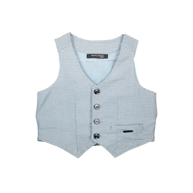 GUESS MARCIANO GILET BAMBINO AZZURRO GUESS MARCIANO GILET BAMBINO AZZURRO
