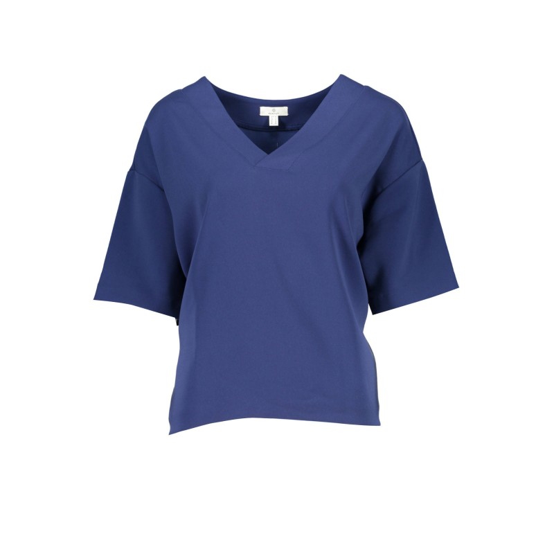 GANT T-SHIRT MANICHE CORTE DONNA BLU GANT T-SHIRT MANICHE CORTE DONNA BLU