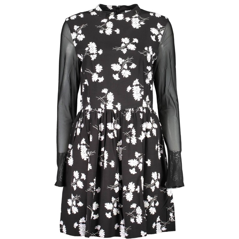 CALVIN KLEIN ABITO CORTO DONNA NERO CALVIN KLEIN ABITO CORTO DONNA NERO