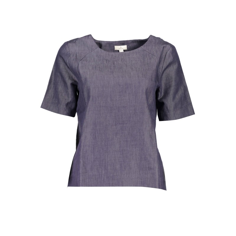 GANT T-SHIRT MANICHE CORTE DONNA BLU GANT T-SHIRT MANICHE CORTE DONNA BLU