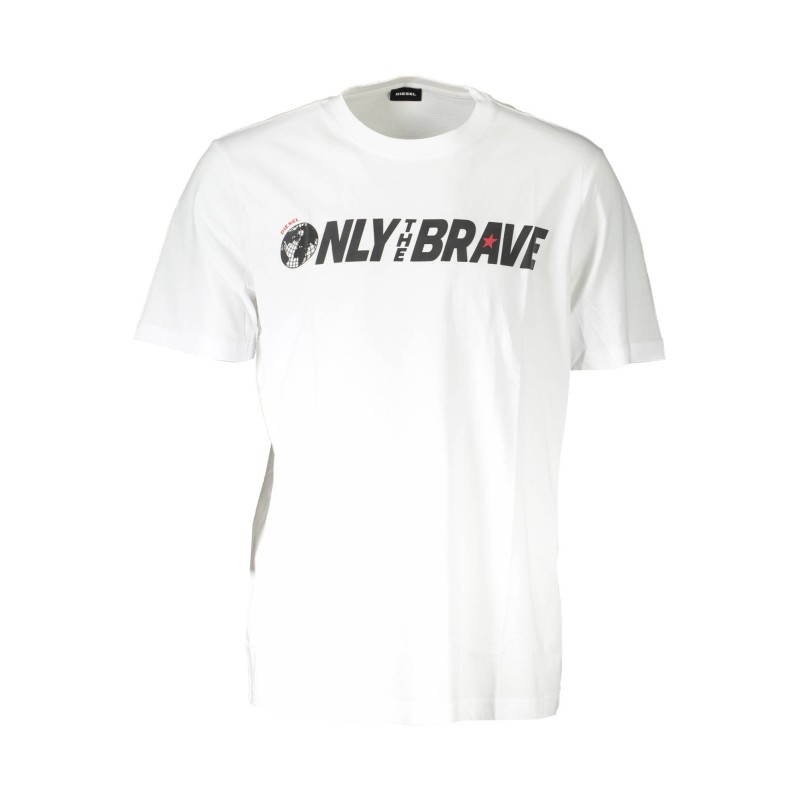 DIESEL T-SHIRT MANICHE CORTE UOMO BIANCO DIESEL T-SHIRT MANICHE CORTE UOMO BIANCO