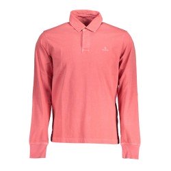 GANT POLO MANICHE LUNGHE UOMO ROSSO