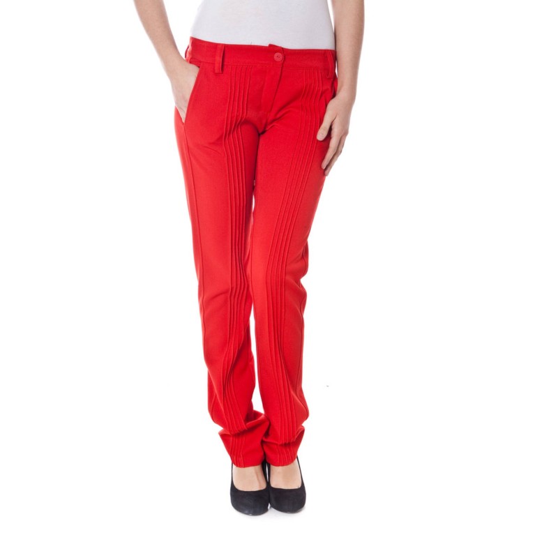 DENNY ROSE PANTALONE DONNA ROSSO DENNY ROSE PANTALONE DONNA ROSSO