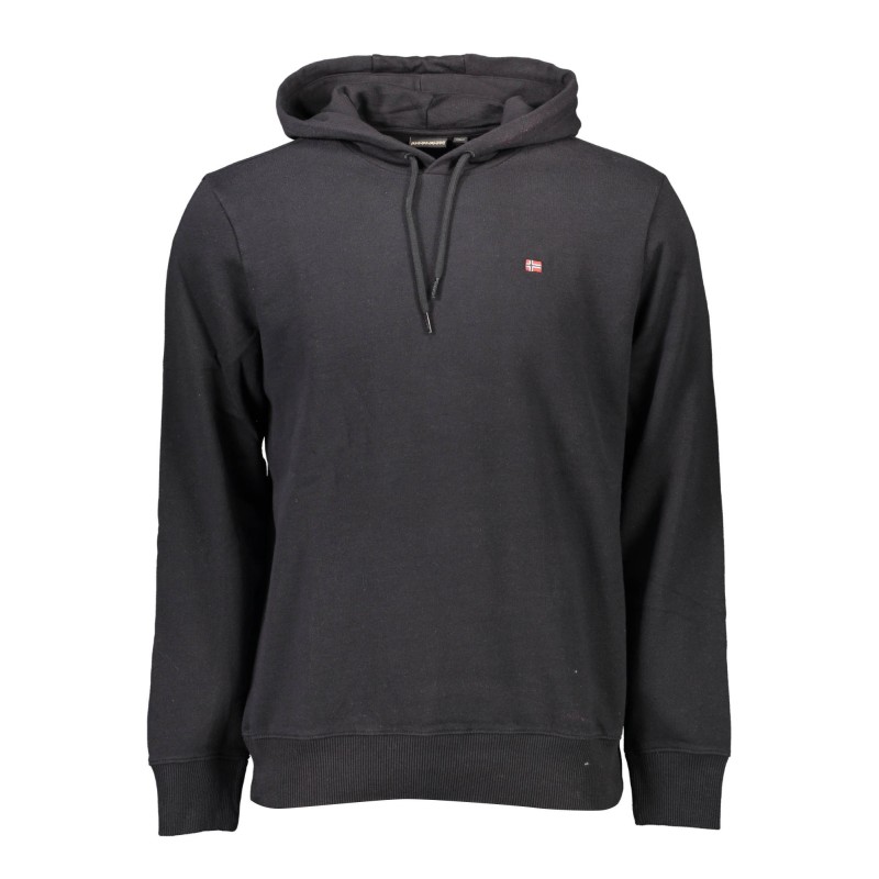 NAPAPIJRI FELPA SENZA ZIP UOMO NERO NAPAPIJRI FELPA SENZA ZIP UOMO NERO