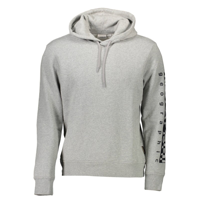 NAPAPIJRI FELPA SENZA ZIP UOMO GRIGIO NAPAPIJRI FELPA SENZA ZIP UOMO GRIGIO